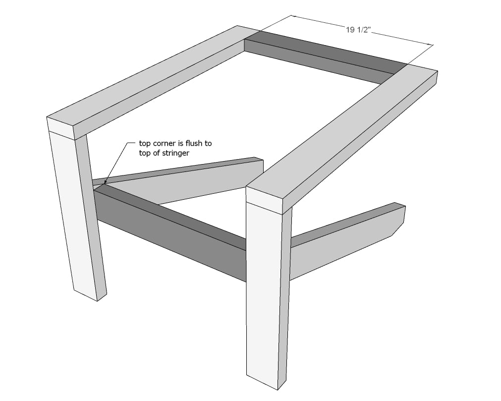 Ana white modern discount adirondack